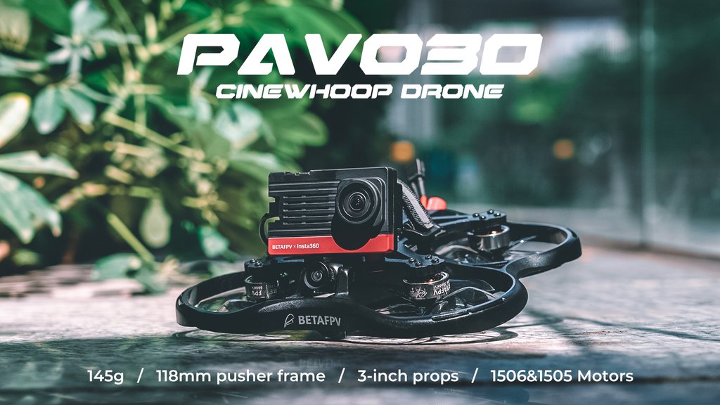 Pavo30 Whoop drone 3-calowy pusher whoop drone