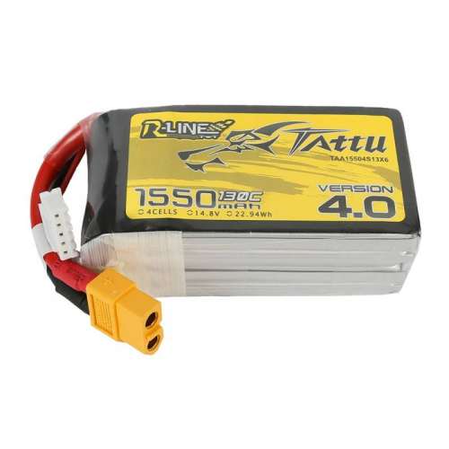 Akumulator Tattu R-Line Version 4.0 1550mAh 14,8V 130C 4S1P XT60