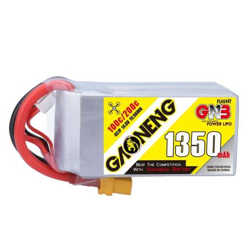 Akumulator GNB Gaoneng 1350mAh 14.8V 100C 4S1P
