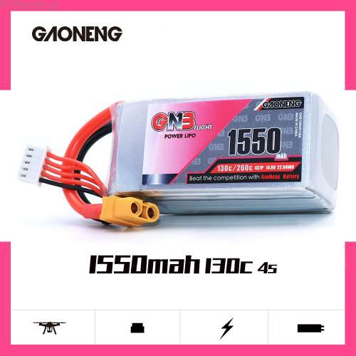 Akumulator Gaoneng 1550 mAh 14.8V 130C 4S1P