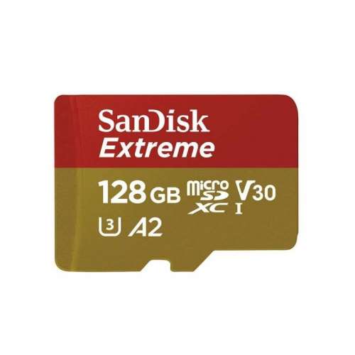 Karta pamięci SANDISK EXTREME microSDXC 128 GB 190/90 MB/s UHS-I U3