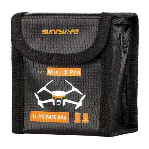 Pokrowiec lipo Safebag etui na 2 baterie akumulatory Sunnylife do DJI Mini 3 Pro (MM3-DC385)