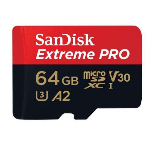 Karta pamięci SANDISK EXTREME PRO microSDXC 64GB 200/90 MB/s UHS-I U3 (SDSQXCU-064G-GN6MA)