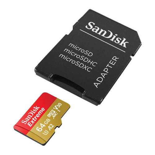 Karta pamięci SANDISK EXTREME microSDXC 64 GB 170/80 MB/s UHS-I U3