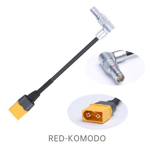 XT60H-Male Power Cable for Red Komodo