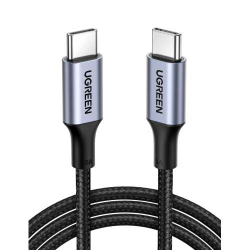 Kabel USB-C do USB-C UGREEN US316, 100W, 1m (czarny)