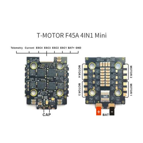 Regulator ESC 4in1 T-MOTOR F45A mini 20x20 3-6S  32bit