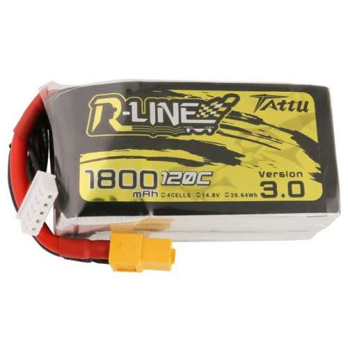 Akumulator Tattu R-Line Version 3.0 1800mAh 14,8V 120C 4S1P XT60